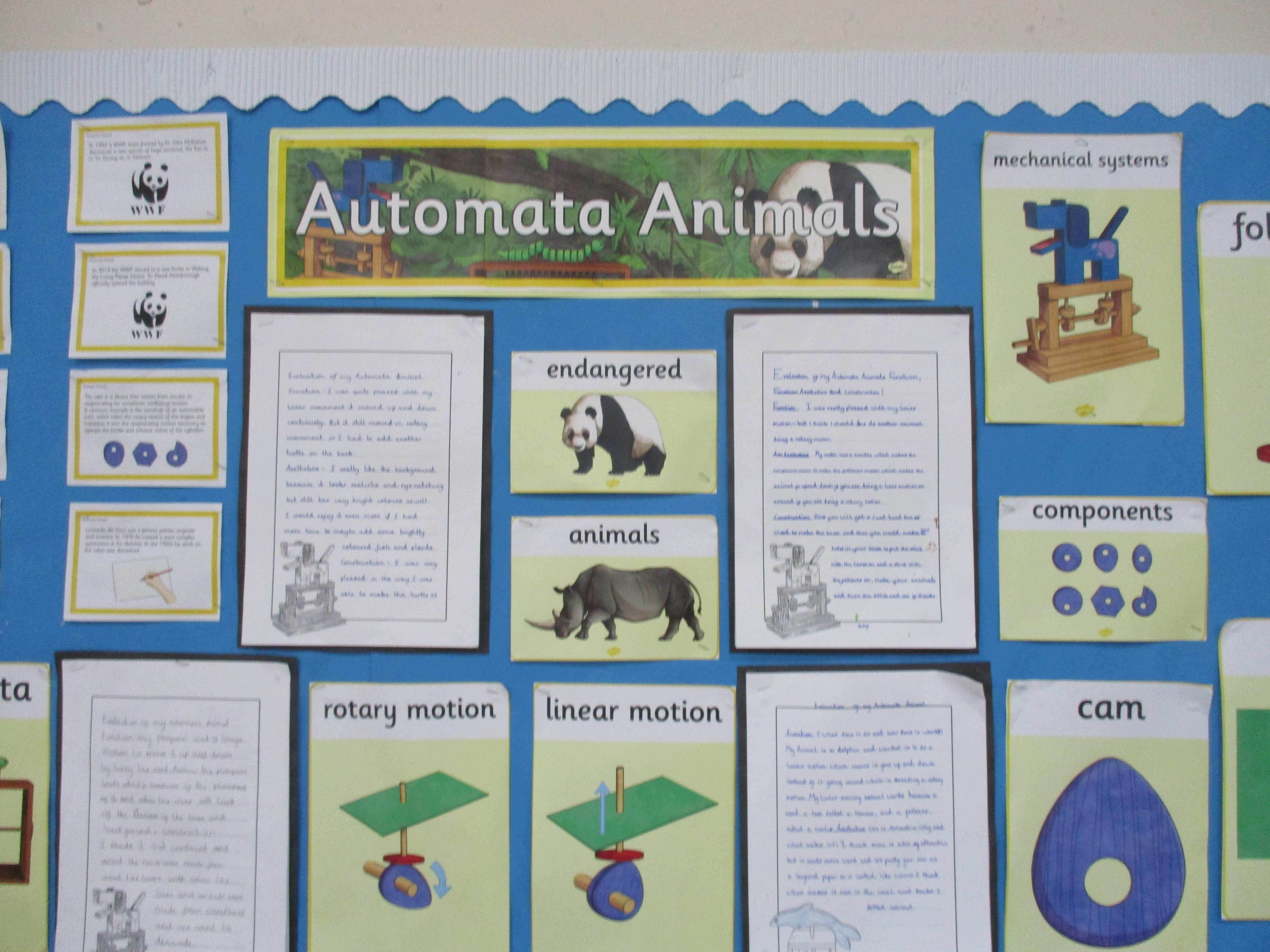 Class 4's project on endangered animals