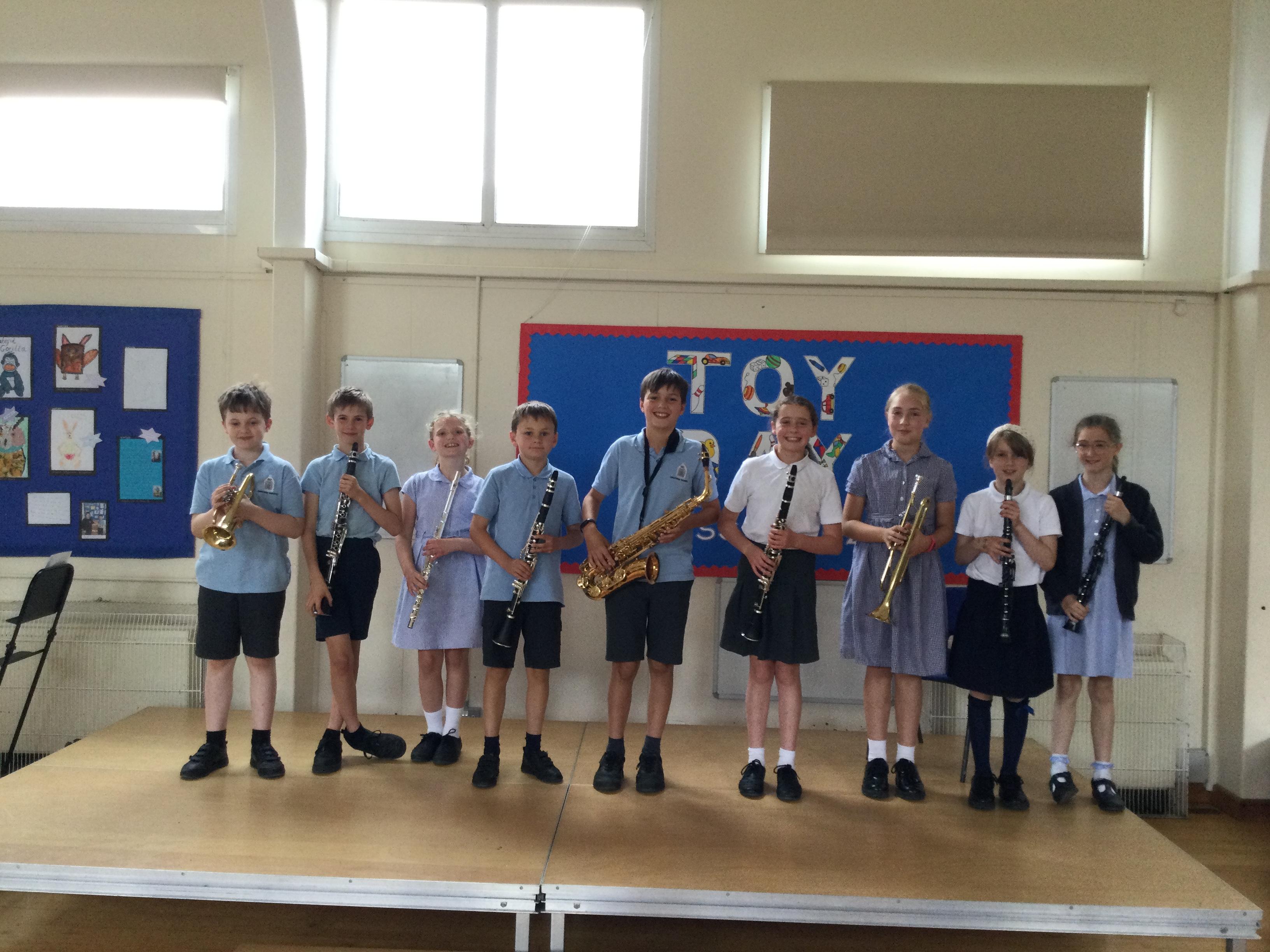 Some of our individual performers at the Musical Extravaganza in July 2024